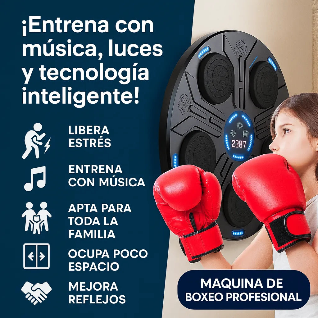 Máquina de Boxeo Profesional - ¿Ejercicio aburrido? Olvídalo para siempre…