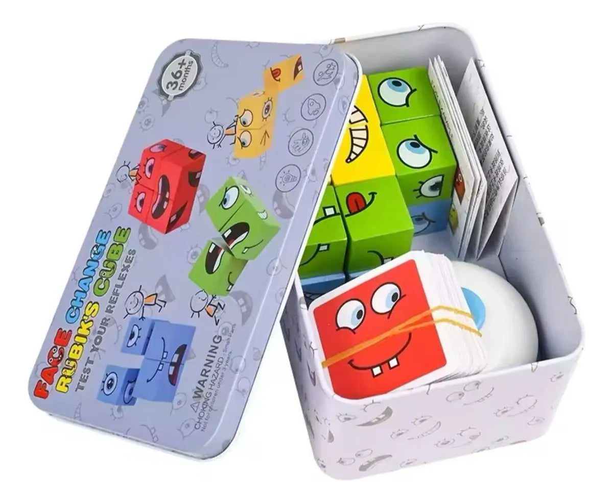 Juego Cambia Cara con Timbre - ¡Olvida los celulares por un rato y juega en familia!